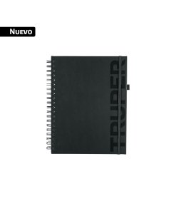 Cuaderno profesional A4 pasta dura espiral 100 hojas, TRUPER