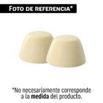 Bolsa con 2 cubrepijas marfil para WC, FOSET