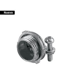 Conector recto 1/2' para cable de uso rudo, VOLTECK