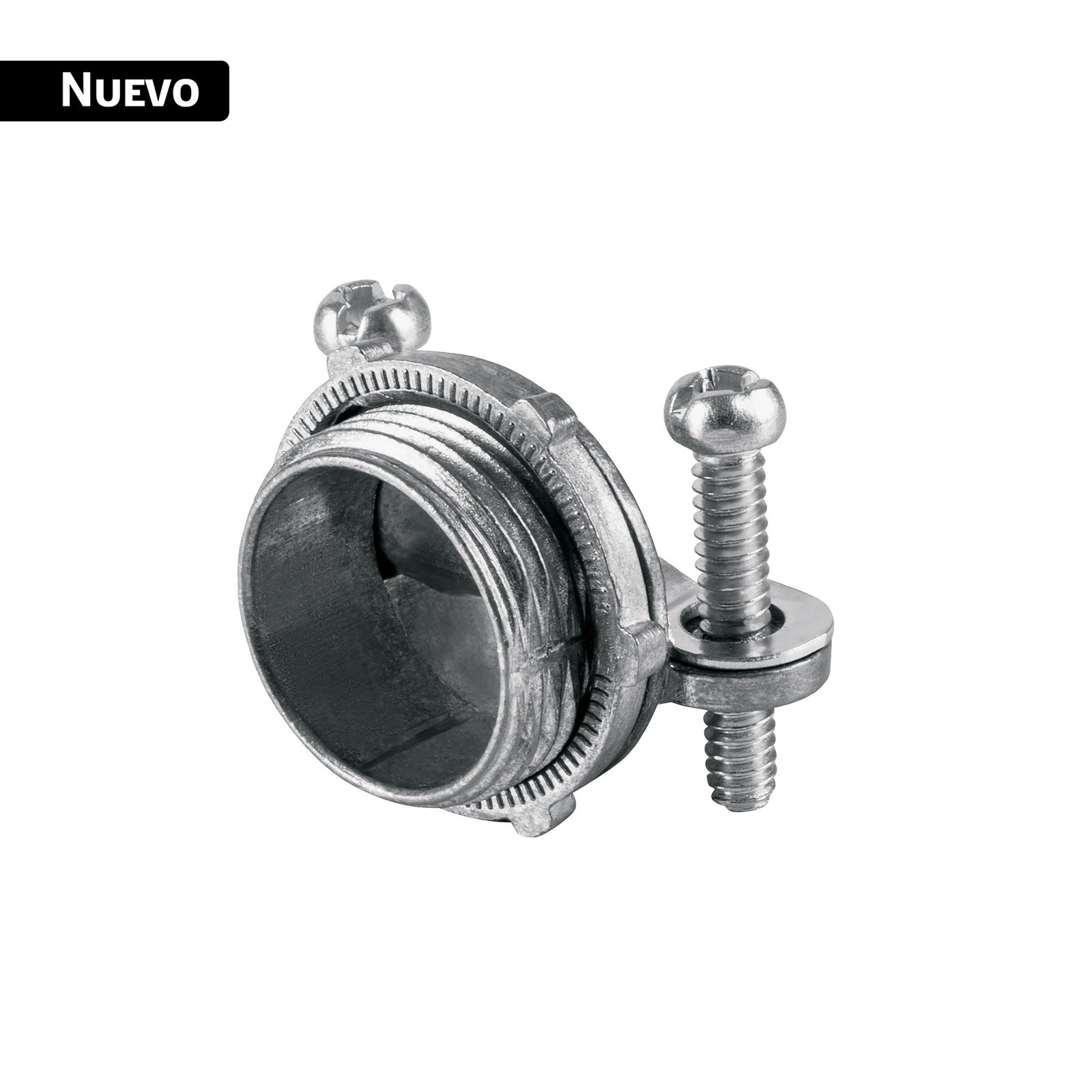 CUR-3-4R.jpg Conector recto 3/4' para cable de uso rudo, VOLTECK - Imagen 1