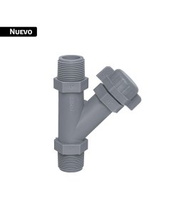 Conector Yee de polipropileno de 1' para bomba p/agua, FOSET