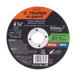 Disco abrasivo de corte preciso metal 4-1/2' x 1.2 mm EXPERT
