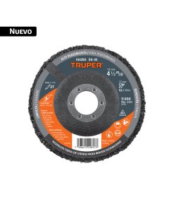 Disco removedor / limpieza 4-1/2' centro 7/8', TRUPER
