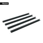 Juego de 8 postes de 90 cm para estante metálico