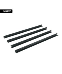 Juego de 8 postes de 90 cm para estante metálico