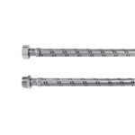 Manguera para boiler, acero inox. 3/4'H x 3/4'M, 80 cm