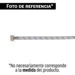 Manguera para WC de aluminio, 7/8 x 7/8', 35 cm, BASIC