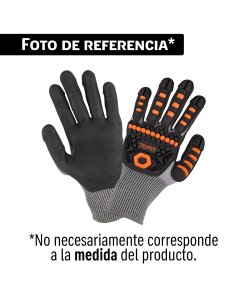 Guantes con protección anti-impacto TPR y nitrilo, M, TRUPER