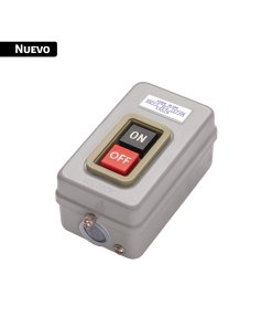 Interruptor de arranque tipo botonera 30A, metálico, VOLTECK