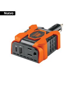 Inversor de corriente de 100 W con puertos USB A y C, TRUPER