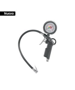 Inflador de llantas con manómetro, 1/4' NPT, TRUPER