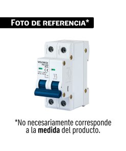 Interruptor de 2 polos 50A para riel DIN, VOLTECK