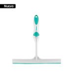 Limpiavidrios manual con base de plástico de 25 cm, KLINTEK