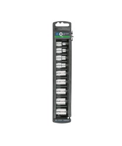 Juego de 9 dados cuadro 3/8' torx, TRUPER
