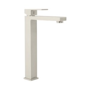 Monomando alto para lavabo, satín, FOSET KUBO