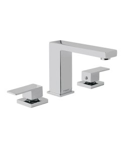 Mezcladora para lavabo taladros separados, cromo, FOSET KUBO