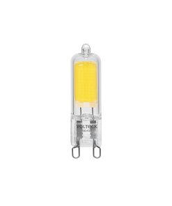 Foco LED 2 W, tipo ampolleta, 2700K luz ámbar, G9, VOLTECK