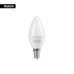 Foco LED tipo vela 4W (25W), luz blanca brillante 6500K, E14