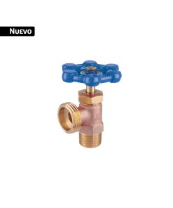 Llave para lavadora, maneral azul, FOSET