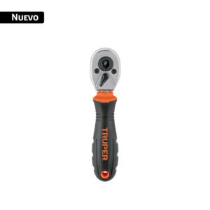 Matraca mini 1/4' para puntas y dados, Comfort Grip, TRUPER