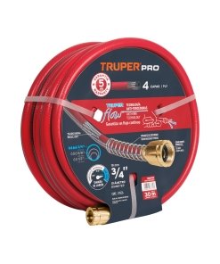 Manguera 3/4' super reforzada 4 capas 30m conexiones metal