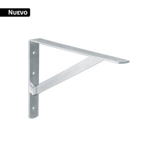 Ménsula reforzada de acero, galvanizada, 8 x 12', FIERO