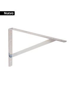 Ménsula reforzada de acero, galvanizada, 10 x 16', FIERO