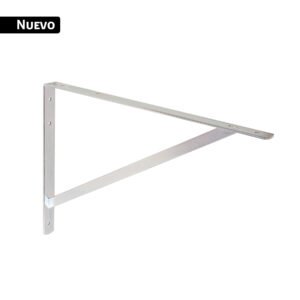 Ménsula reforzada de acero, galvanizada, 13 x 20', FIERO