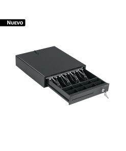 Cajón de dinero para 4 billetes y 8 monedas, VOLTECK