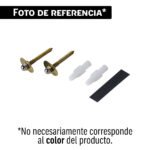 Bolsa con 2 pijas y taquetes 1/4'x65mm para WC a piso, FOSET