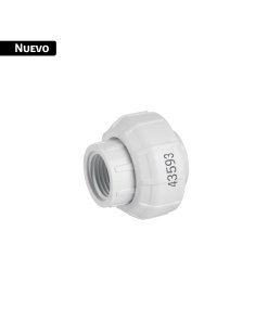 Tuerca unión roscable de PVC 1/2', FOSET
