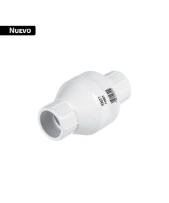 Válvula check de PVC 1-1/4' para cementar, FOSET