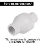 Válvula check de PVC 1-1/4' roscable, FOSET