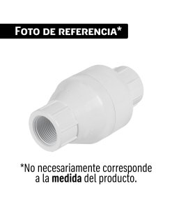 Válvula check de PVC 1' roscable, FOSET