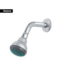 Regadera redonda 2-1/2' con brazo y chapeton ABS, BASIC