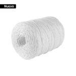 Rollo de rafia de 750 m color blanco calibre 6 g/m, FIERO