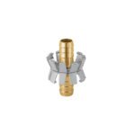 Reparador de aluminio 1/2', tipo garra para manguera