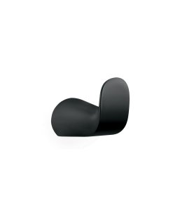 Gancho sencillo para toallas, negro, FOSET RIVIERA