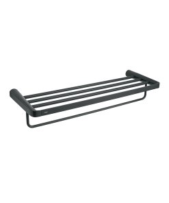 Repisa portatoallas, negro, FOSET RIVIERA
