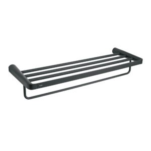 Repisa portatoallas, negro, FOSET RIVIERA