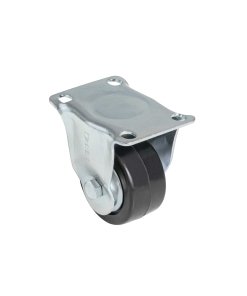 Rodaja hule 2-1/2', placa fija con balero, carga 60kg, FIERO