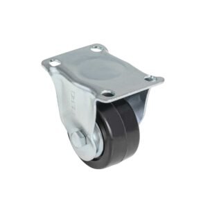 Rodaja hule 2-1/2', placa fija con balero, carga 60kg, FIERO