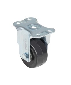 Rodaja hule 2', placa fija con balero, carga 40kg, FIERO