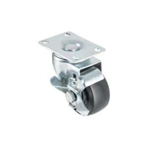 Rodaja hule 3', placa giratoria con freno, buje, 60kg