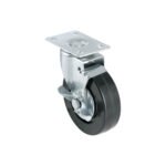 Rodaja hule 5', placa giratoria con freno, balero, 60kg
