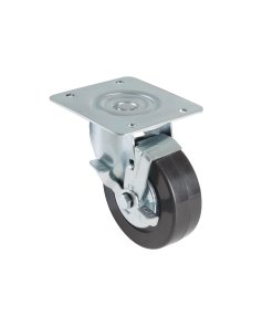 Rodaja hule 6', placa giratoria con freno, balero, 150kg