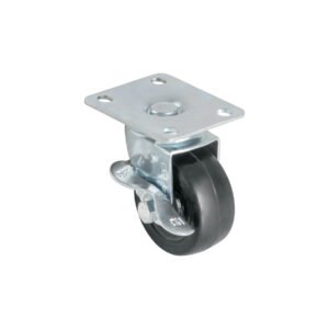 Rodaja hule 2', placa giratoria con freno, buje, 25kg