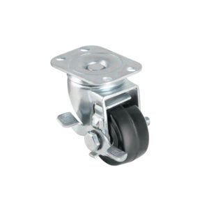 Rodaja hule 2', placa giratoria con freno, balero, 40kg