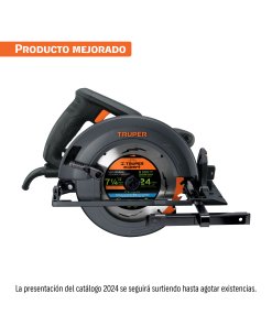 Sierra circular 7-1/4', 1800W, TRUPER INDUSTRIAL