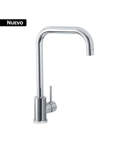 Monomando para fregadero cuello curvo, cromo, TUBIG